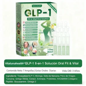 𝑺𝒐𝒍𝒖𝒄𝒊𝒐́𝒏 𝒐𝒓𝒂𝒍 𝑽𝒊𝒕𝒂𝒍𝒖𝒏𝒂𝒉𝒆𝒂𝒍𝒕𝒉® 𝑮𝑳𝑷-1 8 𝒆𝒏 1 𝑭𝒊𝒕 & 𝑽𝒊𝒕𝒂𝒍 (𝒔𝒐𝒍𝒐 𝒖𝒏𝒂 𝒗𝒆𝒛 𝒂𝒍 𝒅𝒊́𝒂, 𝒄𝒂𝒎𝒃𝒊𝒐𝒔 𝒗𝒊𝒔𝒊𝒃𝒍𝒆𝒔 𝒆𝒏 7 𝒅𝒊́𝒂𝒔) √ 𝑷𝒂𝒓𝒂 𝒐𝒃𝒆𝒔𝒊𝒅𝒂𝒅, 𝒔𝒂𝒍𝒖𝒅 𝒄𝒂𝒓𝒅𝒊𝒐𝒗𝒂𝒔𝒄𝒖𝒍𝒂𝒓, 𝒅𝒊𝒂𝒃𝒆𝒕𝒆𝒔, 𝒂𝒑𝒏𝒆𝒂 𝒅𝒆𝒍 𝒔𝒖𝒆𝒏̃𝒐, 𝒔𝒂𝒍𝒖𝒅 𝒊𝒏𝒕𝒆𝒔𝒕𝒊𝒏𝒂𝒍, 𝒑𝒓𝒐𝒃𝒍𝒆𝒎𝒂𝒔 𝒂𝒓𝒕𝒊𝒄𝒖𝒍𝒂𝒓𝒆𝒔 𝒚 𝒎𝒂́𝒔-RZ